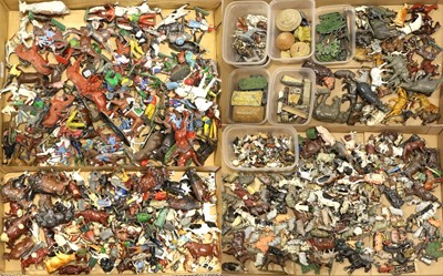 Lot 307 - Britains And Others A Large Collection Of Assorted Animals, Figures And Other Items