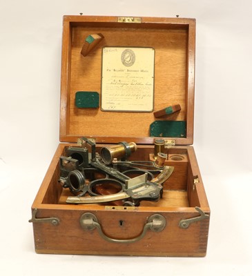 Lot 3211 - Hezzanith Instrument Works Sextant