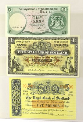 Lot 466 - A Scottish Banknote Album, 26 Scottish notes...