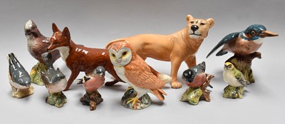 Lot 85 - Beswick Birds and Animals, including Ch....