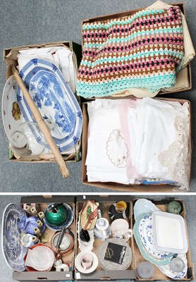 Lot 313 - Assorted Household Items, comprising 19th...