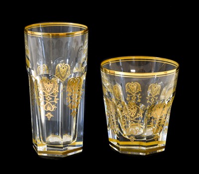 Lot 187 - A Set of Four Baccarat Harcourt Empire Pattern...