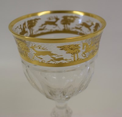 Lot 189 - A Set of Twelve Continental White Wine Glasses,...