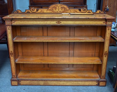 Lot 1194 - A 19th Century Inlaid Satinwood Bookcase,...