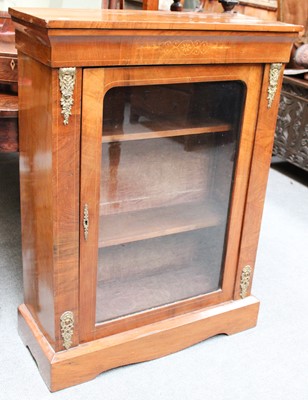 Lot 1224 - A 19th Century Rosewood Cabinet, glazed door,...