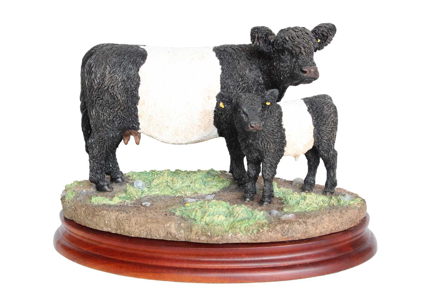 Lot 59 - Border Fine Arts 'Galloway Cow & Calf', model...