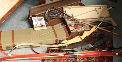 Lot 340 - A Quantity of vintage archery equipment,...