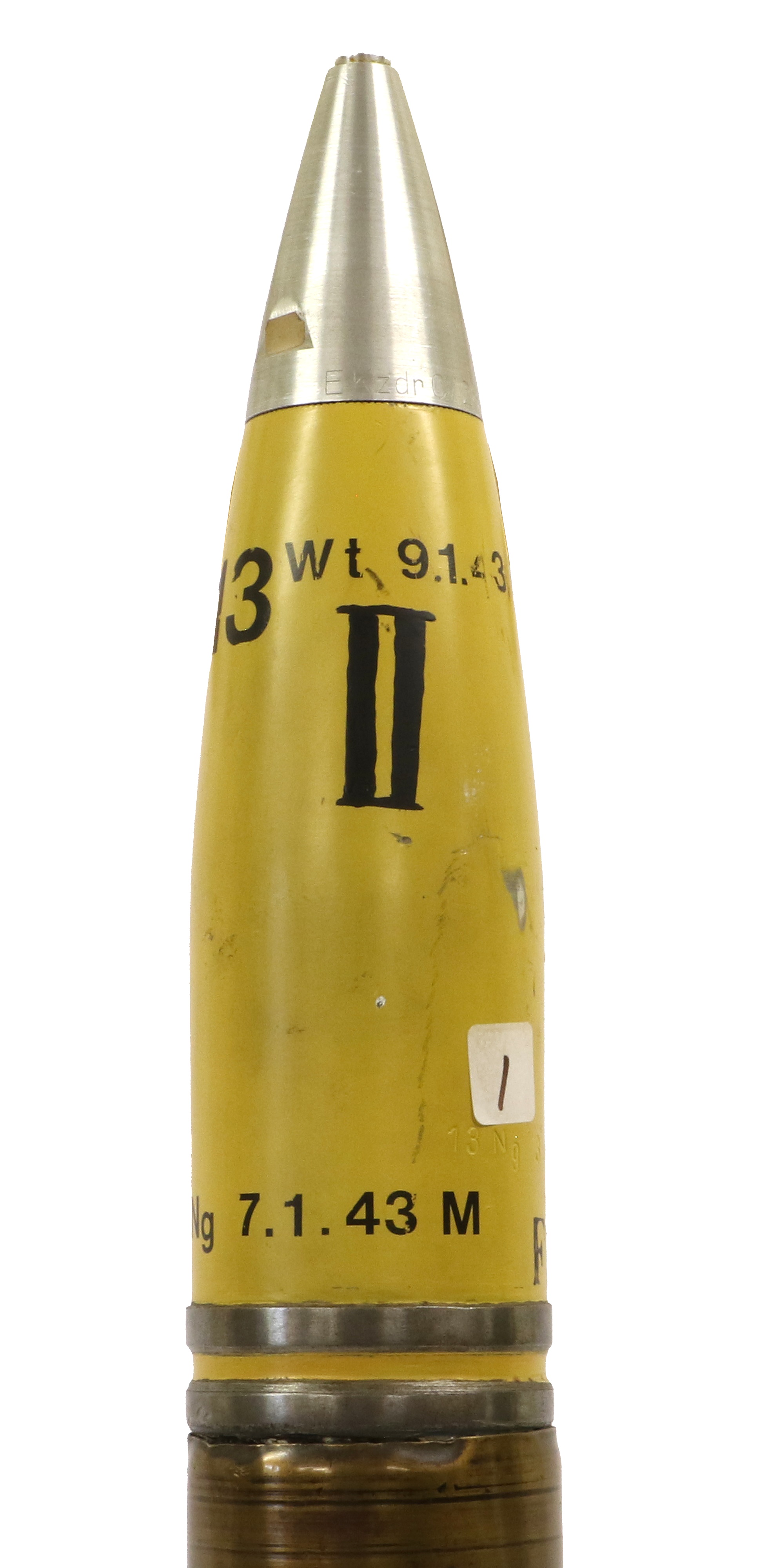 Lot 121 - A Second World War German 88mm Brass and