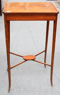 Lot 1164 - A Victorian Inlaid Satinwood Occasional Table,...