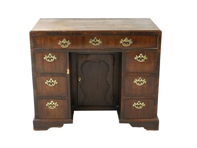 Lot 310 - {} A George III Mahogany Kneehole Desk, 3rd...