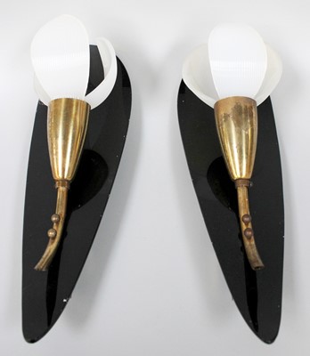 Lot 295 - A Pair of Art Deco Wall Lights