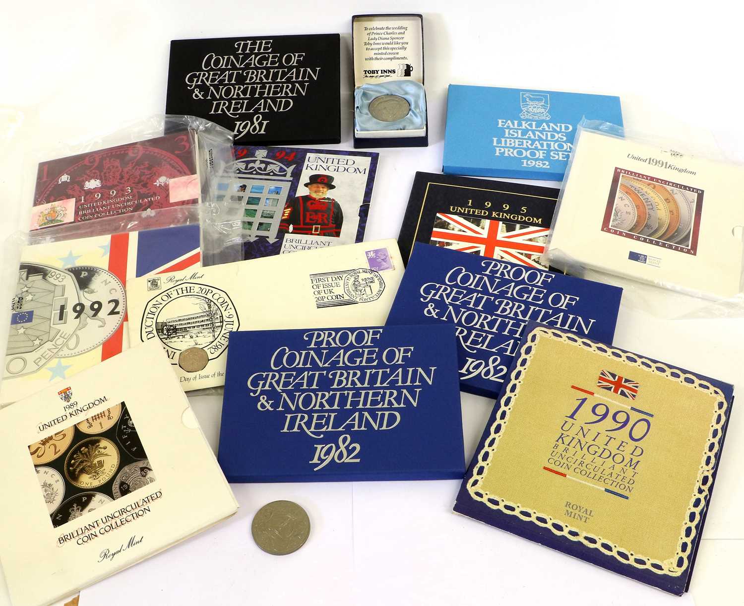 Lot 380 - 11x Brilliant Uncirculated Coin Sets and