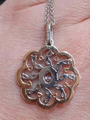 Lot 2280 - An 18 Carat Gold Fancy Coloured Diamond and...