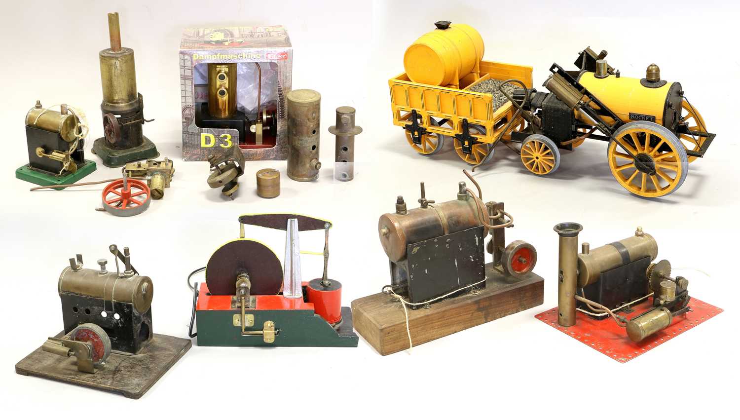 Steam Engine Collection Lot 647 - Various Live Steam Stationary Engines