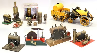 Lot 647 - Various Live Steam Stationary Engines