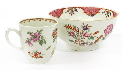 Lot 46 - A Worcester Porcelain Coffee Cup, circa 1770,...