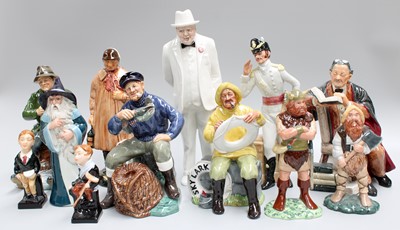 Lot 114 - Twelve Royal Doulton Figures, 'the Shepherd'...