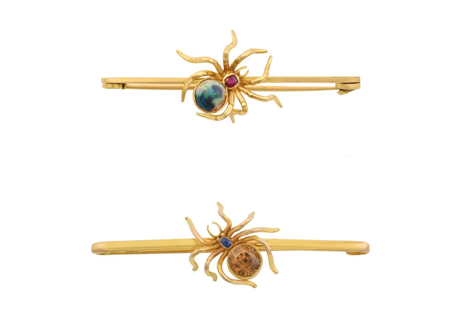 Lot 2063 - Two Novelty Brooches both realistically...