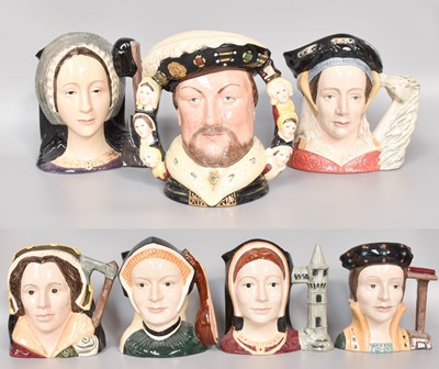 Lot 123 - Royal Doulton Character Jugs, King Henry VIII...
