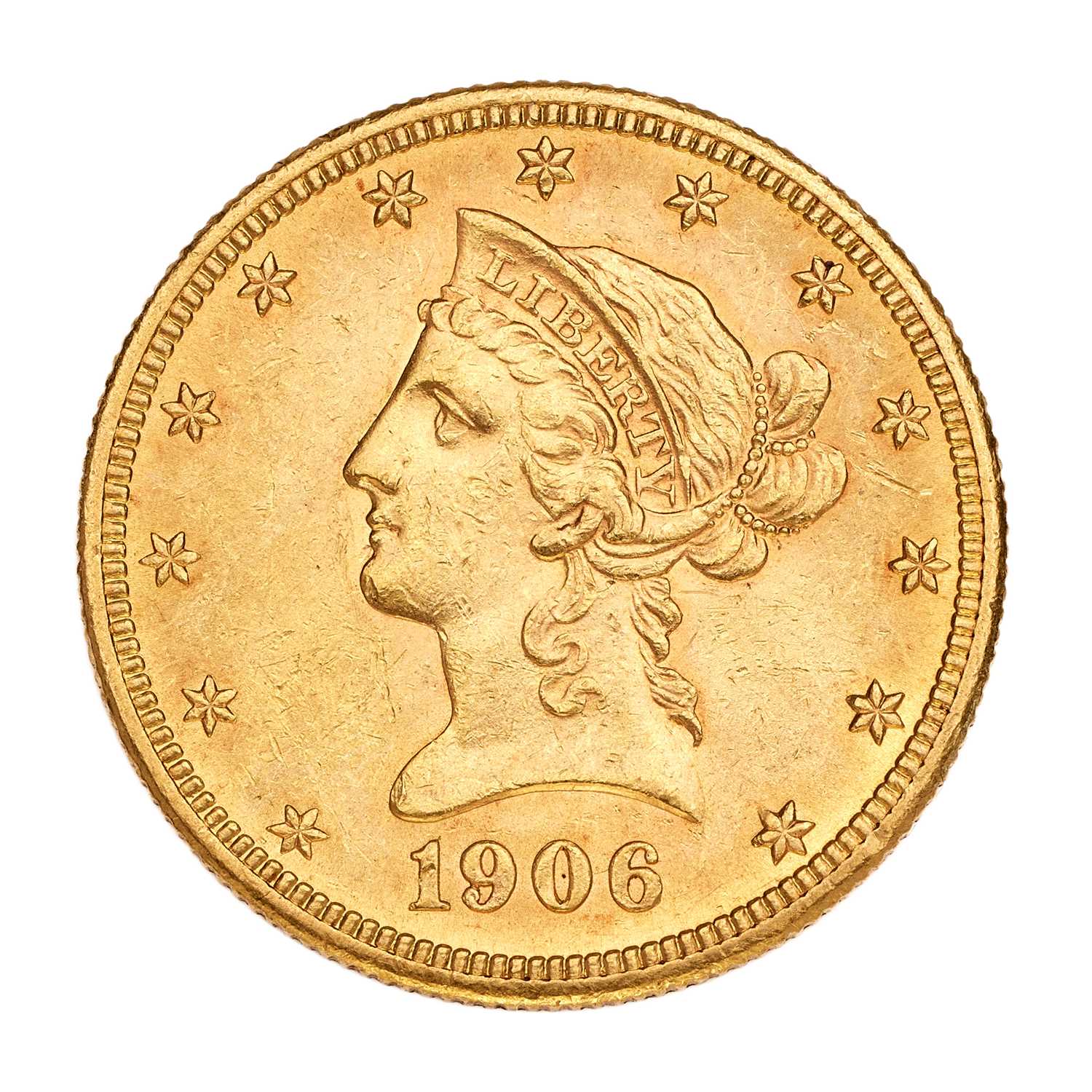 Lot 352 - USA, Gold $10 'Eagle' 1906s, (.900 gold, 27mm,...