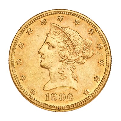 Lot 352 - USA, Gold $10 'Eagle' 1906s, (.900 gold, 27mm,...