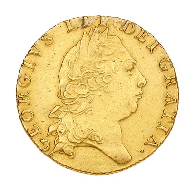 Lot 159 - George III, 'Spade' Guinea 1798, obv. fifth...