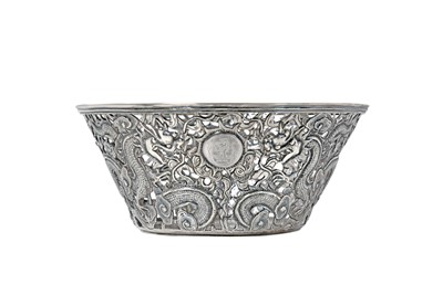 Lot 2359 - A Chinese Export Silver Bowl