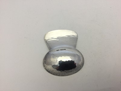 Lot 2488 - A George VI Silver Caddy-Spoon