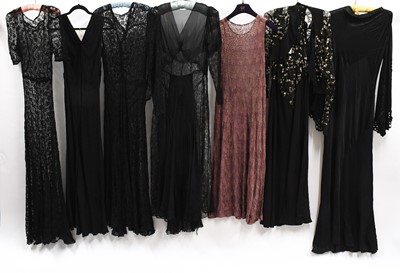 Lot 2233 - Mainly 1930s Evening Wear, comprising a short...