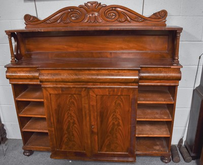 Lot 1203 - An Early Victorian Mahogany Breakfront...