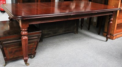 Lot 1195 - A Victorian Style Mahogany Extending Dining...