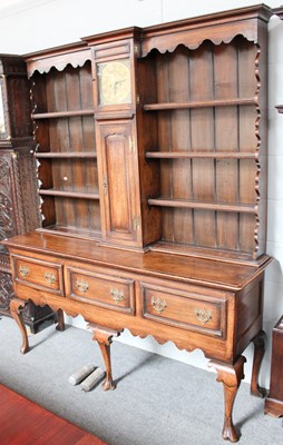 Lot 1114 - An Oak Dresser, with an enclosed rack and...