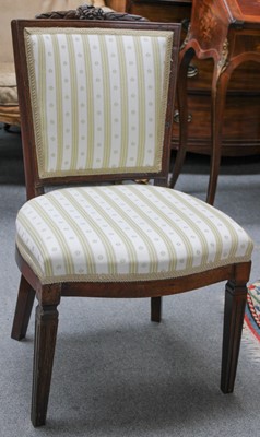 Lot 1213 - A Regency Carved Mahogany Part Upholstered...