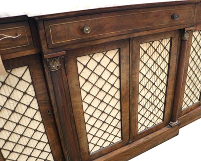 Lot 839 - A Regency Rosewood and Boxwood-Strung...