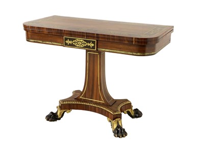 Lot 304 - A Regency Goncalo Alves, Ebonised and...