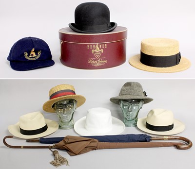 Lot 2085 - Assorted Gents Hats comprising six Herbert...