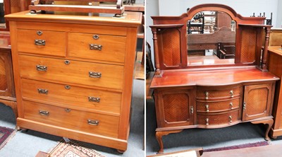 Lot 1146 - A Victorian Satinwood Four Height Chest of...