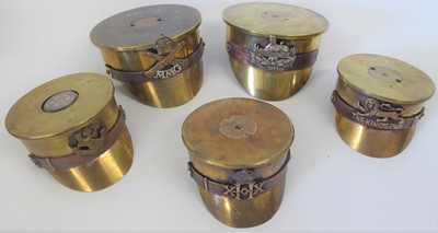 Lot 112 - Five Pieces of "Trench Art", each modelled as...