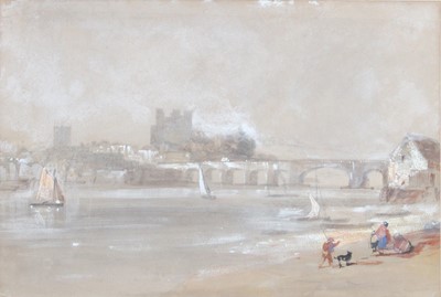 Lot 1001 - Robert Brandard (1805-1862) Rochester Bridge...