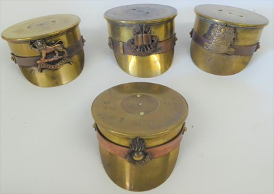 Lot 113 - Three Pieces of "Trench Art", each modelled as...