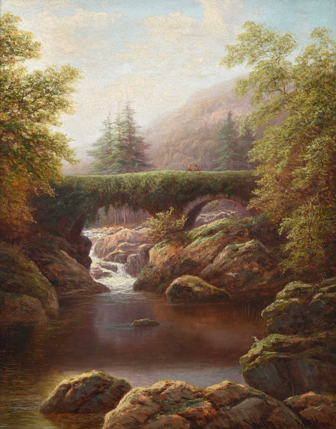 Lot 1215 - William Mellor (1851-1931) "Pont-y-prid, Betws,...