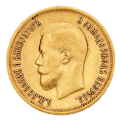 Lot 341 - Russia, 10 Rubles 1898, (.900 gold, 22.5mm,...