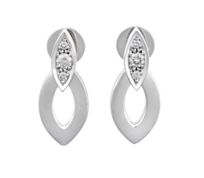 Lot 2151 - A Pair of 'Diadea' Diamond Earrings, by...