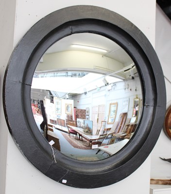 Lot 1141 - An Oversized Regency Style Convex Mirror in...