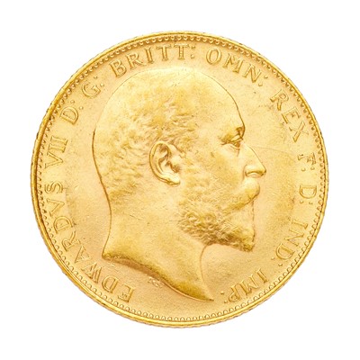 Lot 240 - Edward VII, Sovereign 1910, obv. bare head...