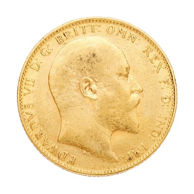 Lot 238 - Edward VII, Sovereign 1906, obv. bare head...