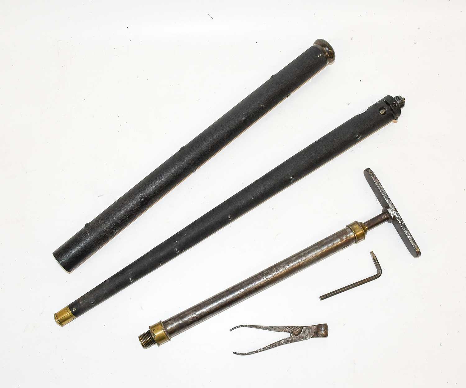 Lot 327 - A 19th Century Walking Cane Air Gun, the