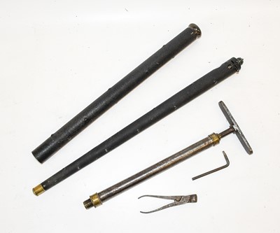 Lot 327 - A 19th Century Walking Cane Air Gun, the...