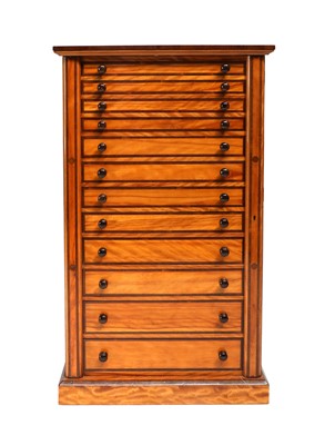 Lot 332 - A Victorian Satinwood and Crossbanded...