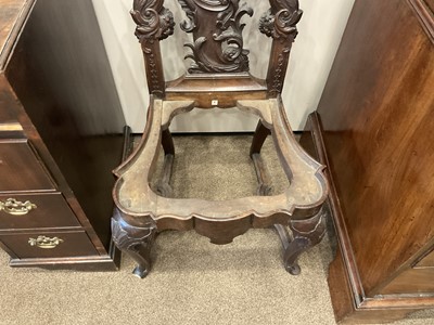 Lot 235 - A Set of Six 18th Century Dutch Baroque Walnut...